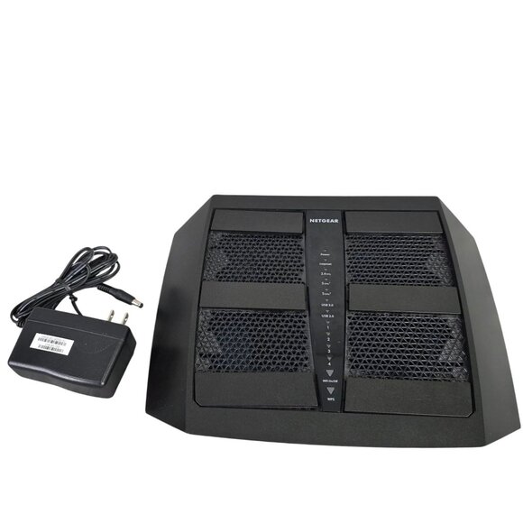 Netgear Nighthawk X6 AC3200 Tri-Band WiFi Router R8000 With Power Adapter TESTED - Picture 1 of 8